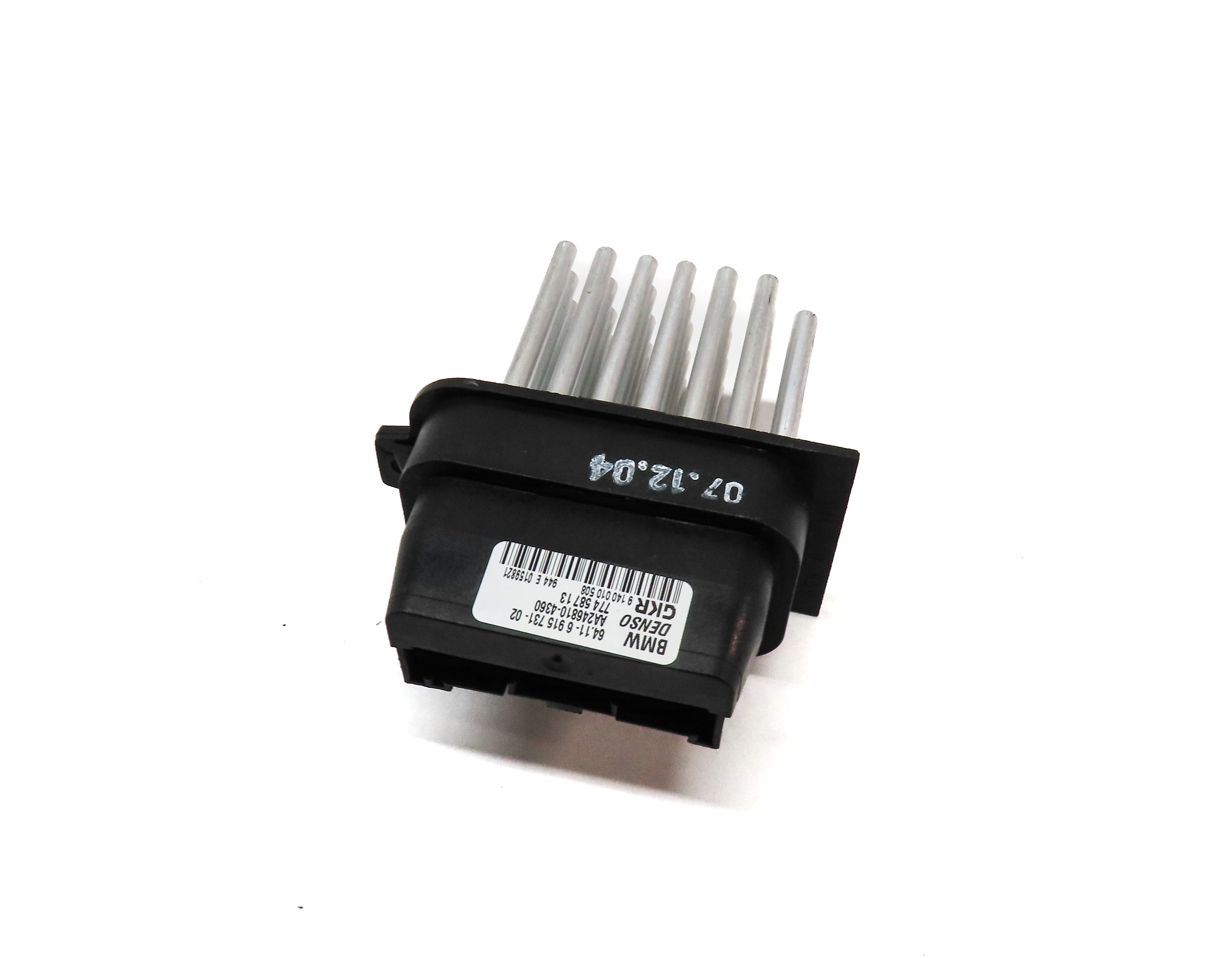 2005 BMW Z4 CONVERTIBLE (E85) FRONT HEATER BLOWER MOTOR RESISTOR — exact item pictured